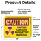Signmission Radiation & Laser Sign, 5 in H x 7 in W, Vinyl Decal, Rectangle OS-2PACK-CR-D-57-L-10163 - alternate 6